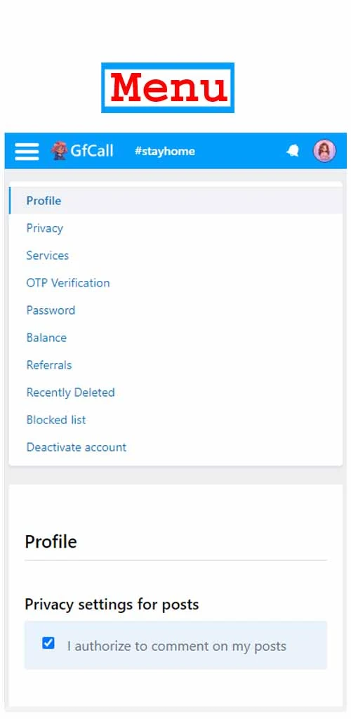 GFCall screenshot